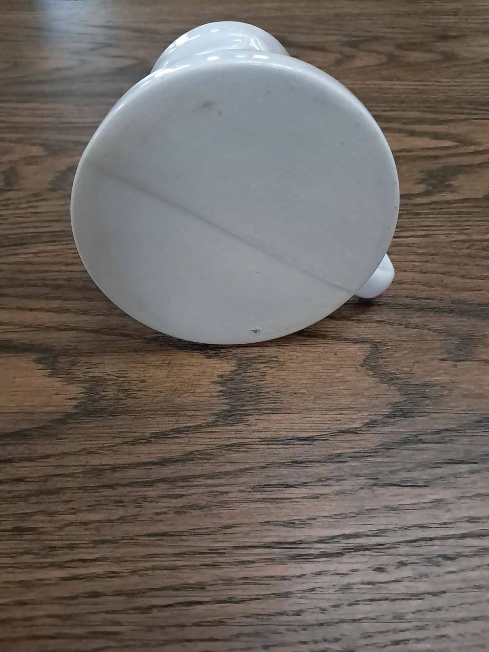 Starbucks HotJoe White Ceramic Coffee Mug with Green Split Tail Full Logo